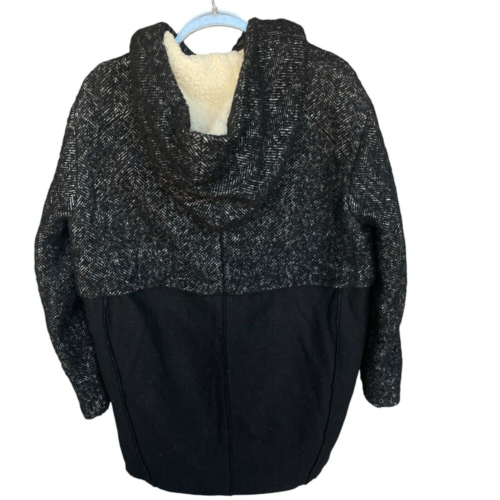 Zara Basic Jacket Womens Large Black Full Zip Twe… - image 2